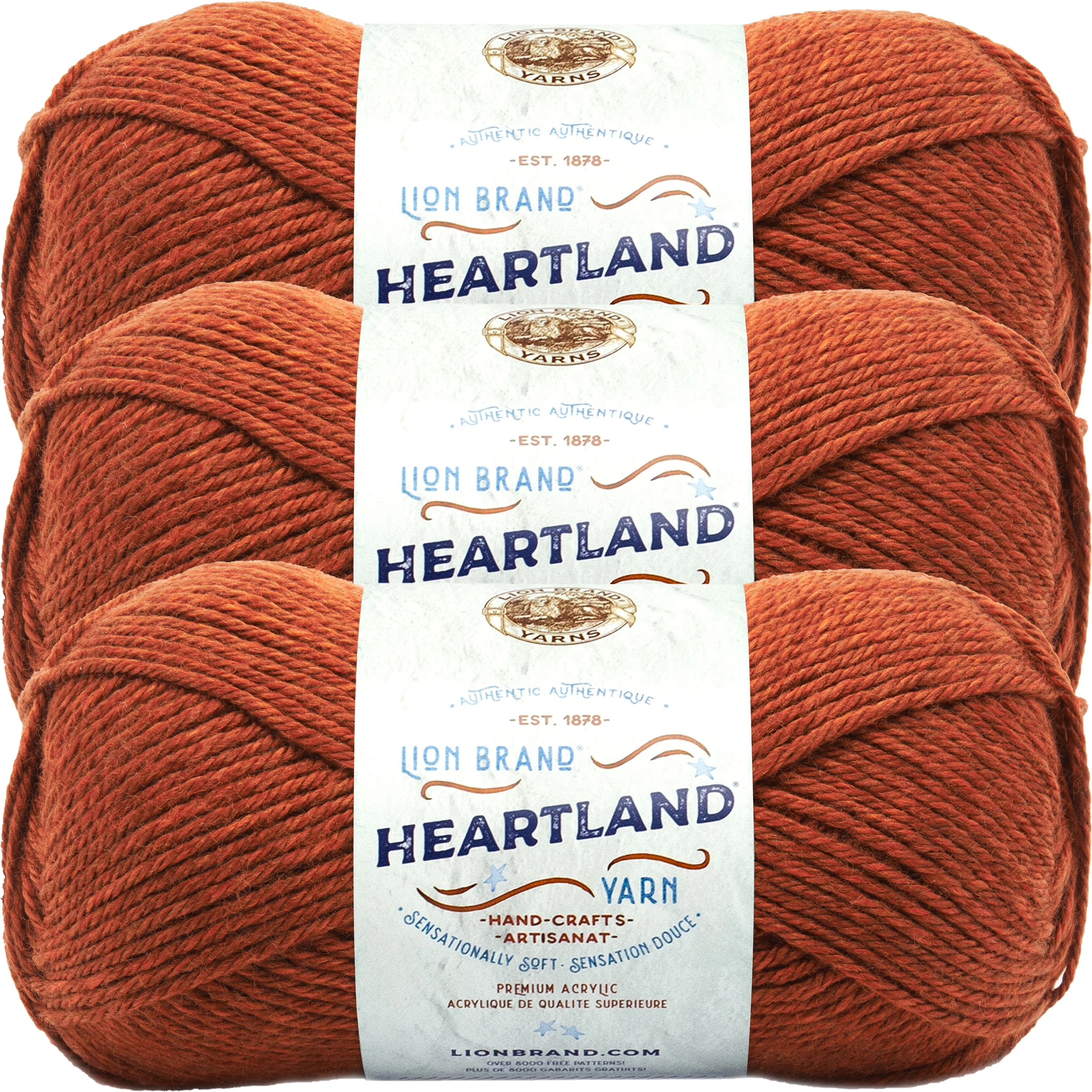 Lion Brand Heartland Yarn-Yosemite, Multipack Of 3