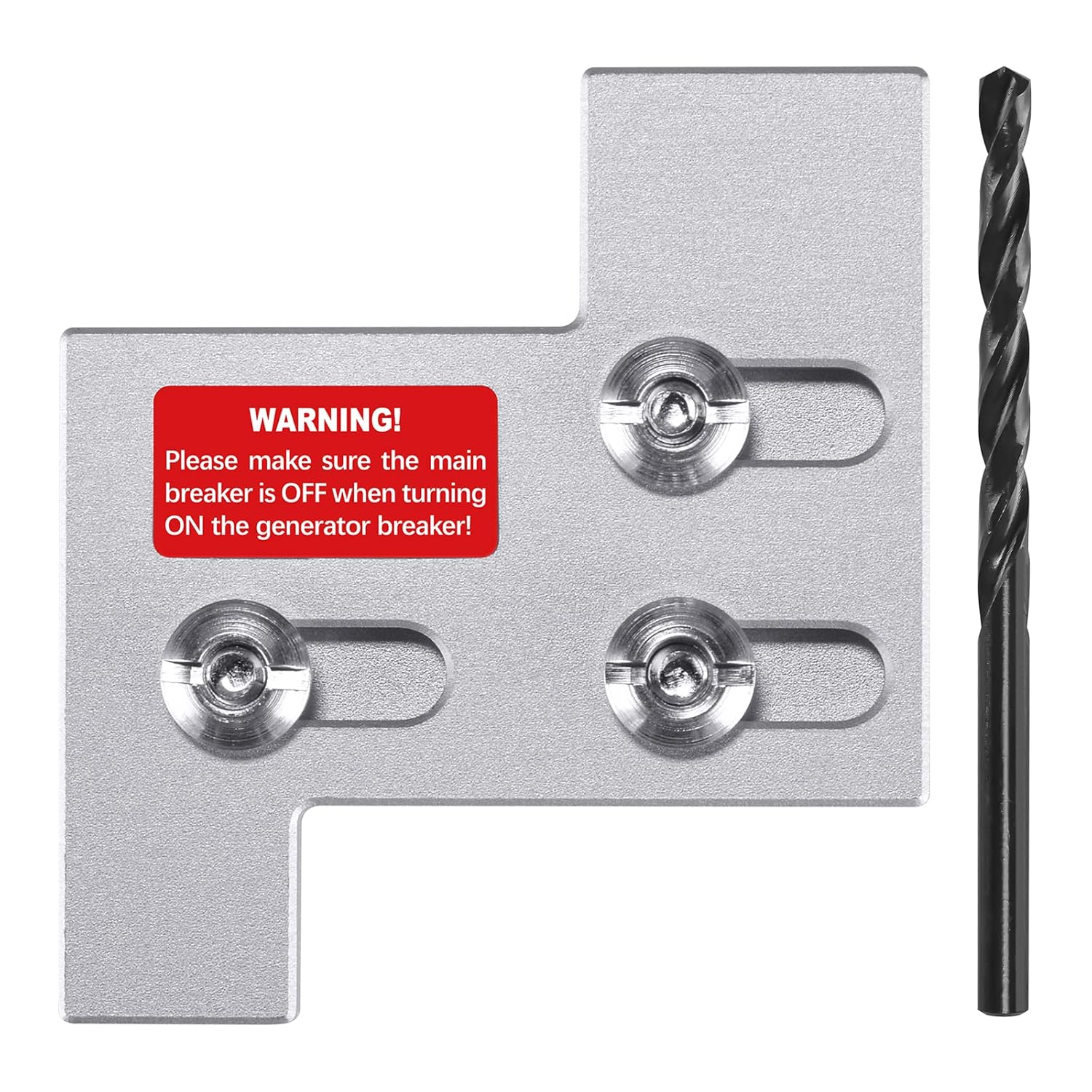 ACANORA Generator Interlock Kit Blue for General Electric GE 150 or 200 amp Main Breaker Panel, 1 1/4 Inch Spacing Between Main and Branch Breaker