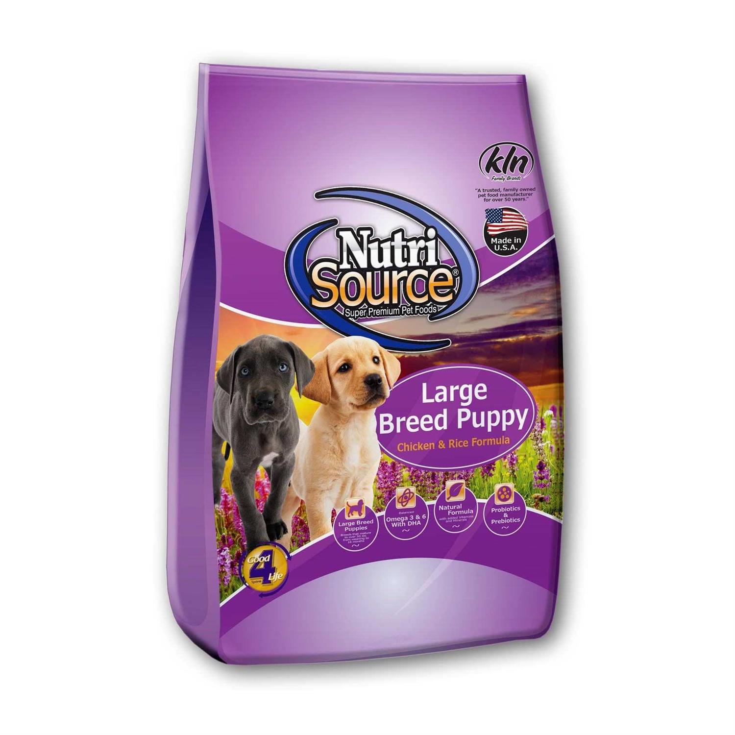 NutriSource Chicken Rice Large-Breed Puppy Dry Dog Food - Pet Supplies online store