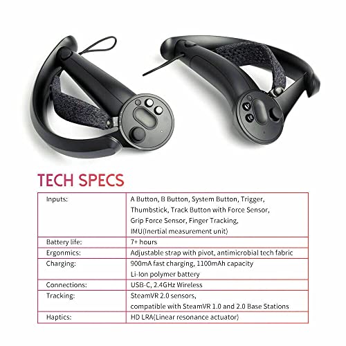 A Pair VR Games Handle Controllers for Valve Index Controller