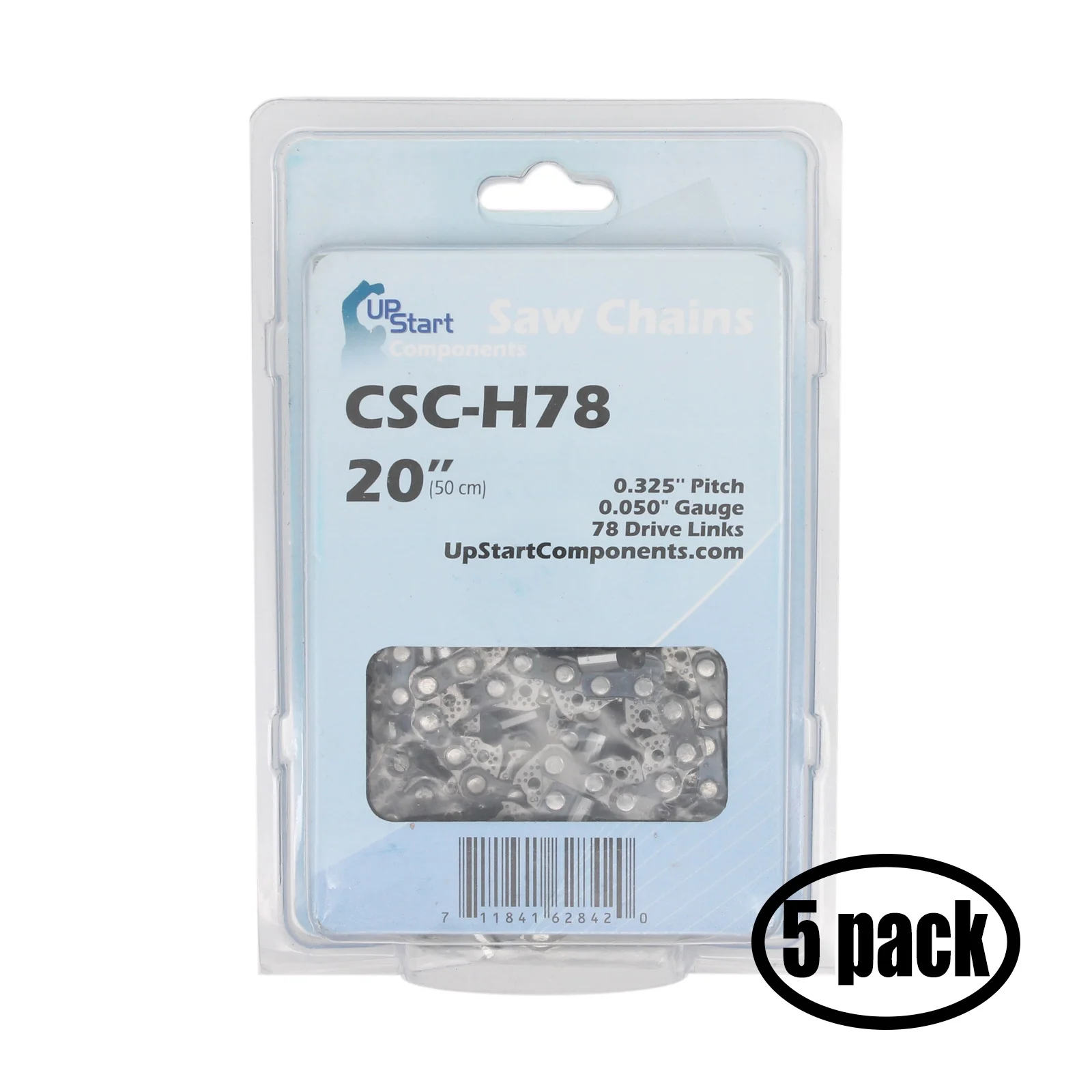 5 Pack Replacement 20-Inch H78 20BPX Chainsaw Chain for Echo CS-4500 Chainsaw (20