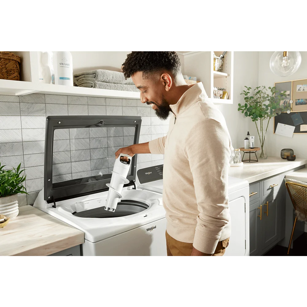 WHIRLPOOL WTW6157PW  HIGH EFFICIENCY TOP LOAD WASHER Black