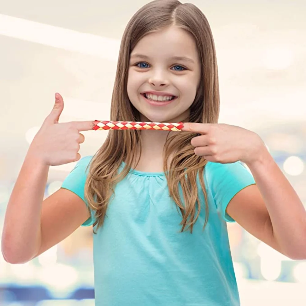 PEACNNG Finger Traps Bulk Pack of 72-Classic Chinese Bamboo Finger Traps for Kids and Adults Cool Birthday Party Favors, Goodie Bag Stuffers, Assorted Colors