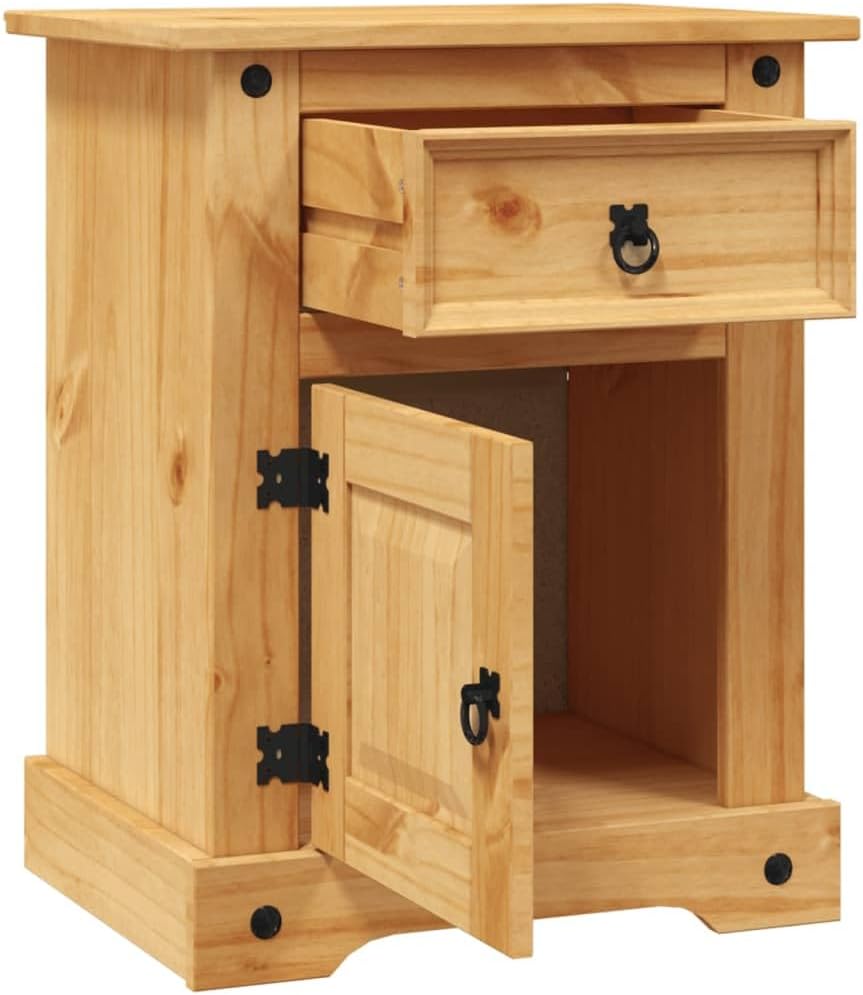 Bedside Cabinet Mexican Pine Corona Range 20.9