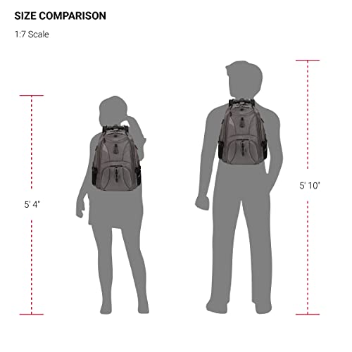 SwissGear 1900 Scansmart TSA 17 Laptop Backpack, Black, 19-Inch