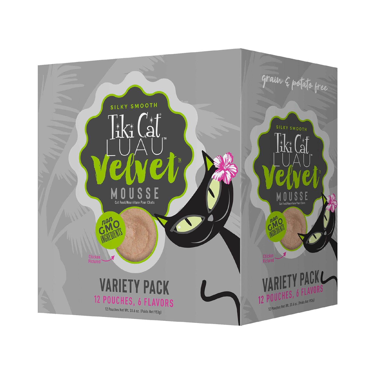 Tiki Cat Velvet Mousse Variety Pack Wet Cat Food - Pet Supplies online store