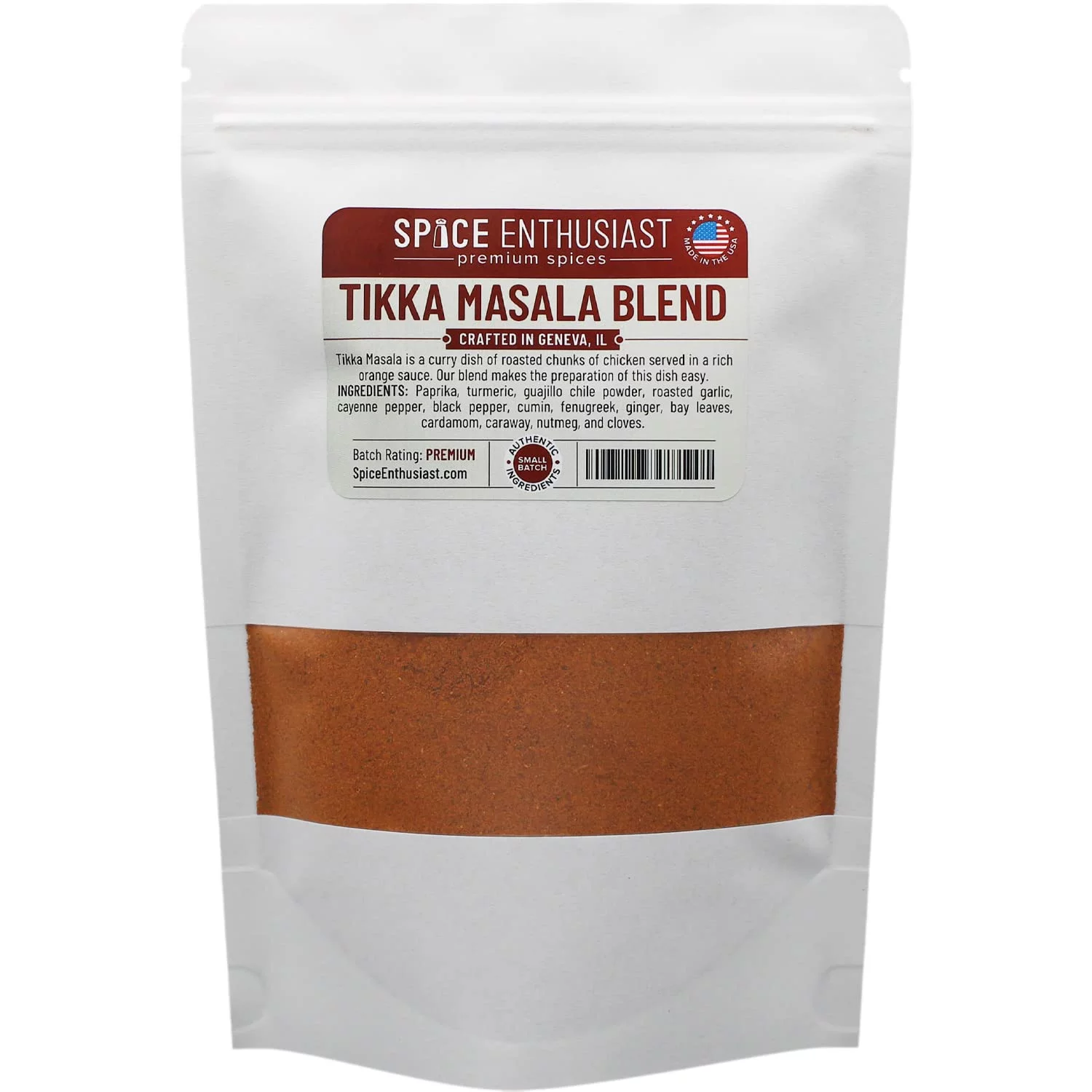 Spice Enthusiast Tikka Masala Seasoning Blend - 8 Oz