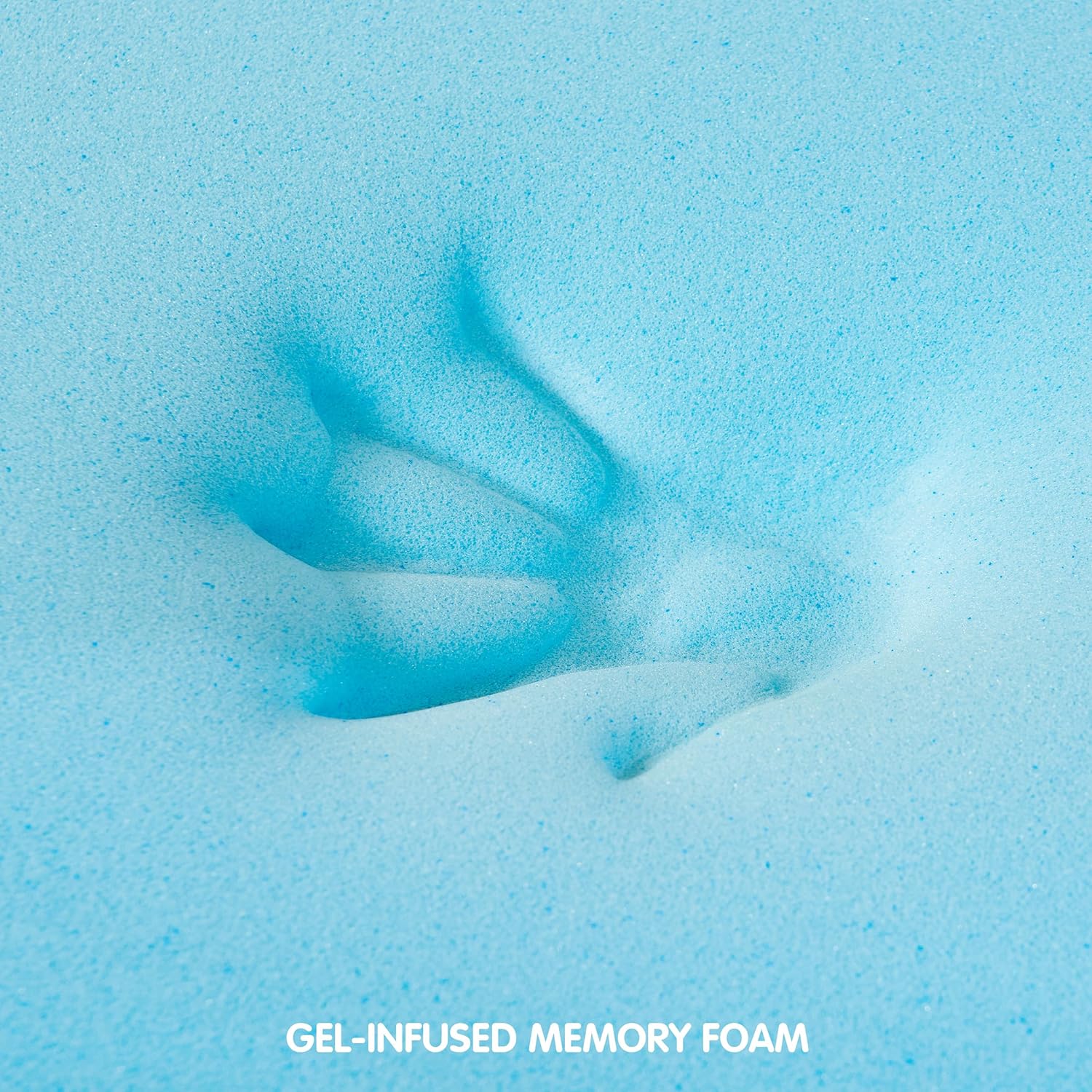 Subrtex Mattress Topper 2 Inch Gel-Infused Memory Foam King Size for Sleepers, Mattress Pads for Sleeper Breathable Bed Toppers with Removable Washable Cover