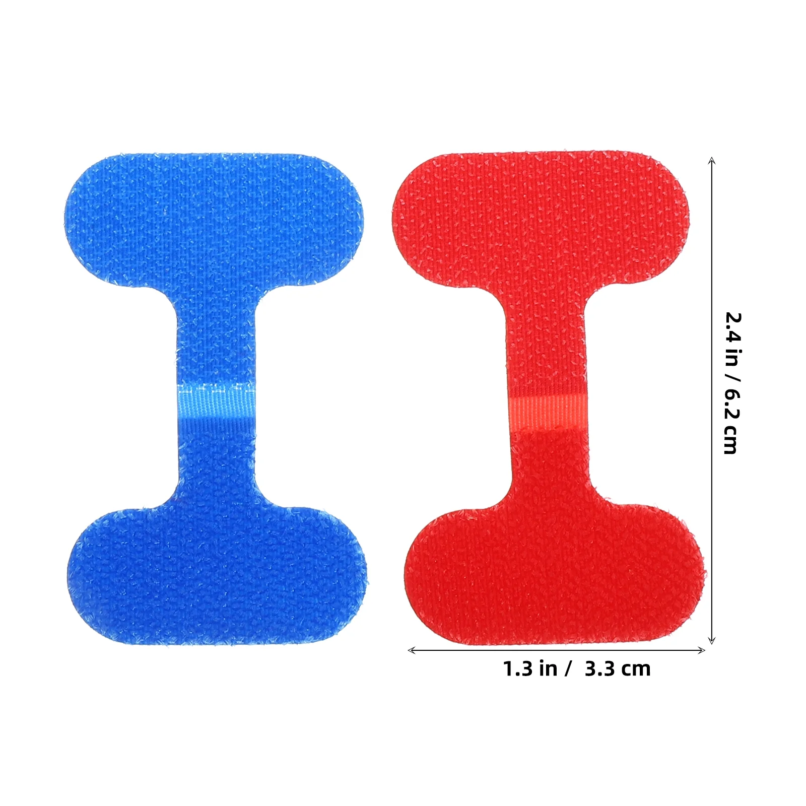 Nylon Cable Organizers with Labels for Home Use 24pcs Assorted Color Lightweight Portable Reusable