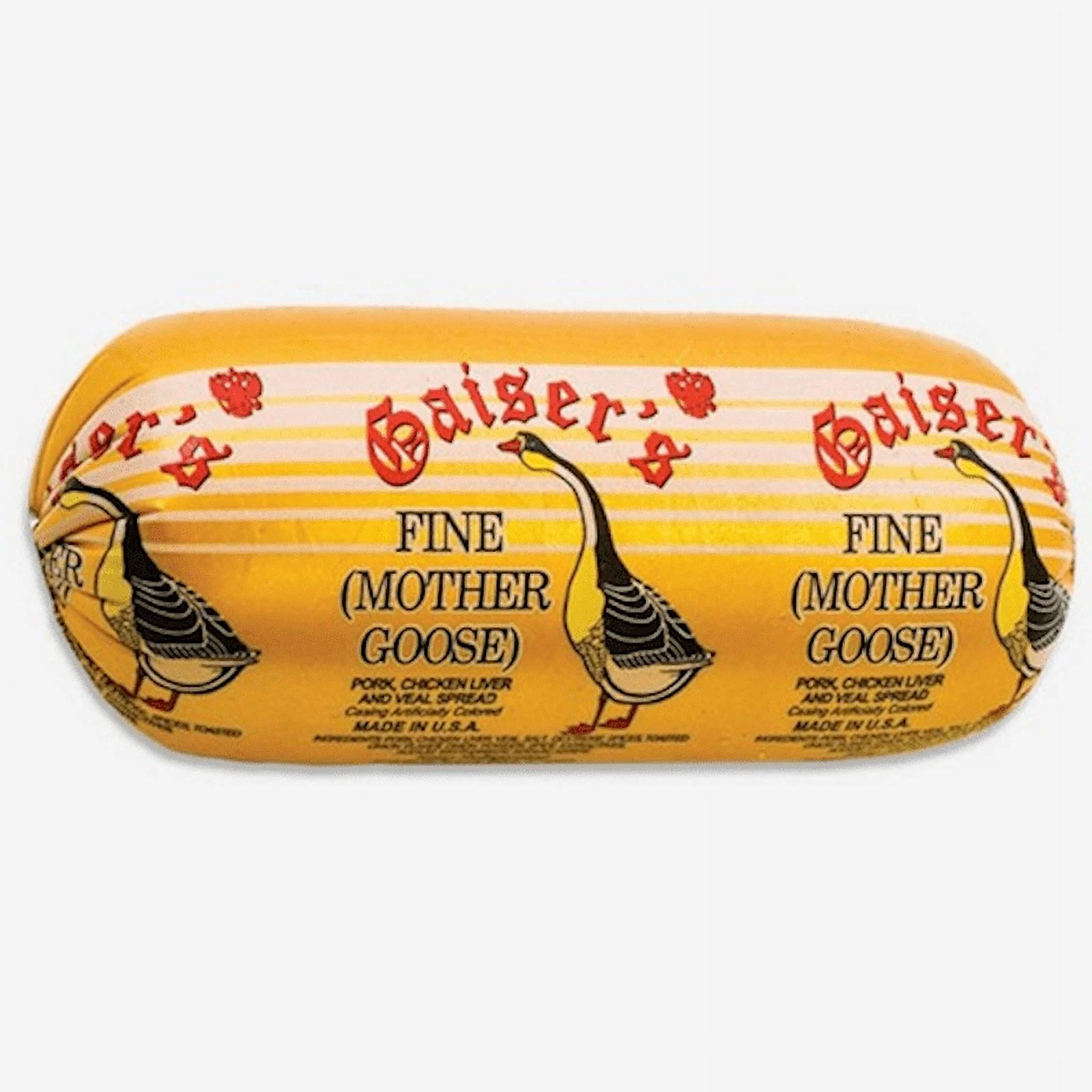 Gaiser's Goose Mother Liverwurst 1Lb (2 Pack) - Artisanal Delight With A Touch Of Tradition, Perfect