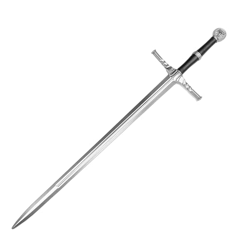 Full Size Medieval Foam Practice Sword for Cosplay LARP Costume Halloween (Wild Hunt)
