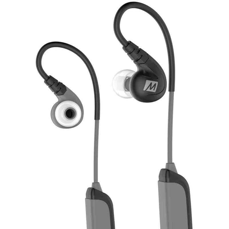 Mee Audio X8 Secure-Fit Stereo Bluetooth Wireless Sports in-Ear Headphones (Black)