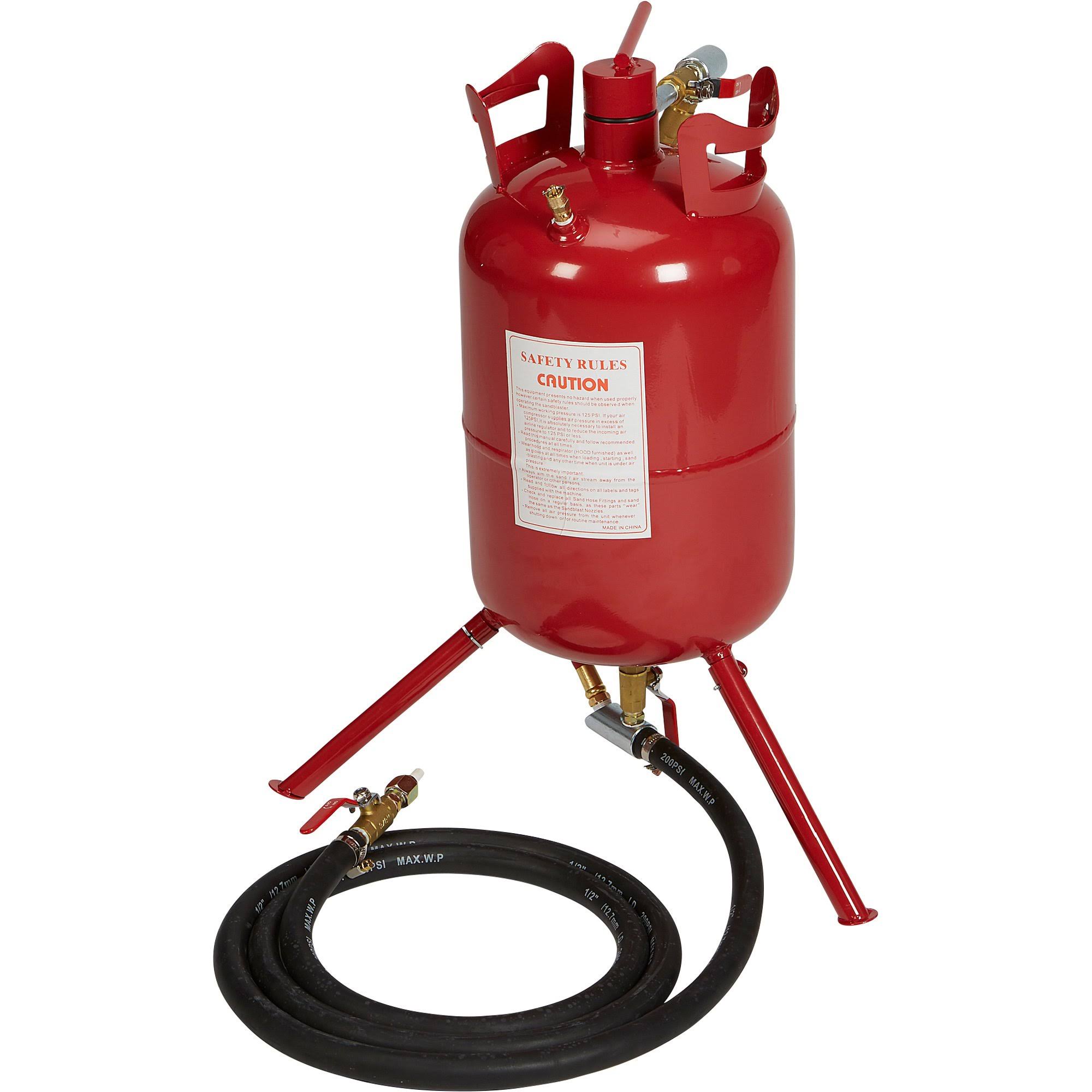 Grip on Abrasive Pressure Blaster - 20-lb. Capacity Model#98030