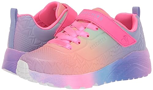 Skechers girl's Street Uno Lite-Bright Hearts Sneaker