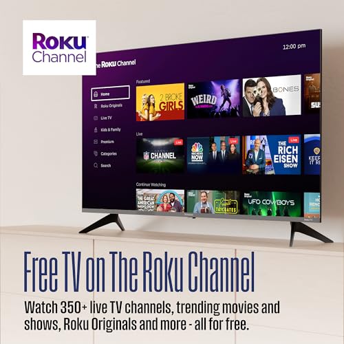 Westinghouse Roku TV - 43 Inch Smart TV, 4K UHD QLED Television w/HDR 10+, Dolby Vision, Wi-Fi & Mobile App Connectivity, Flat Screen Compatible w/Apple HomeKit, Alexa, & Google Assistant