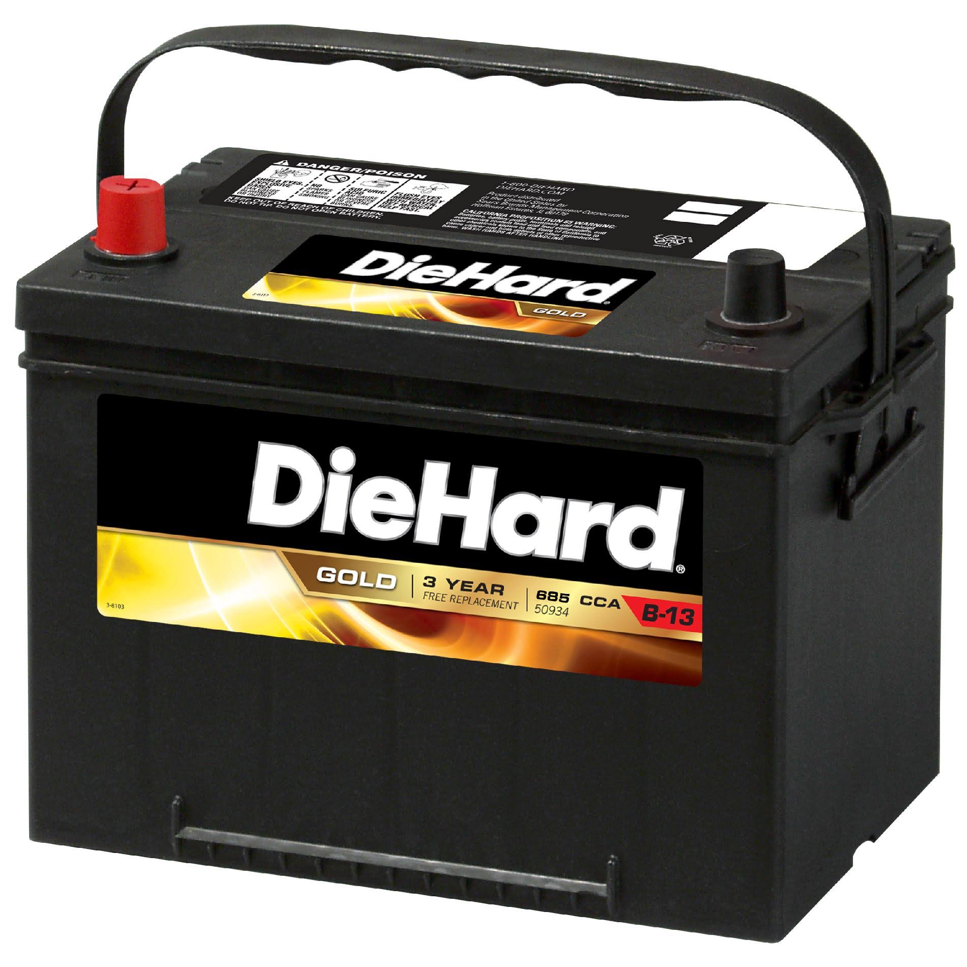 Diehard Gold Automotive Battery - Group Size EP-34 Price with Exchange