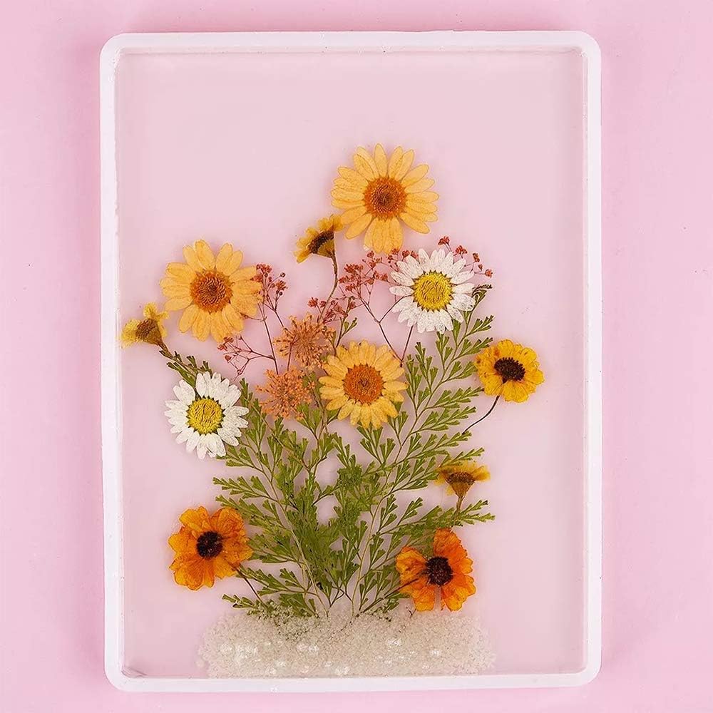 Silicone Tray Molds for Epoxy Resin, Large Epoxy Resin Casting Mold for DIY Crafts Serving Board