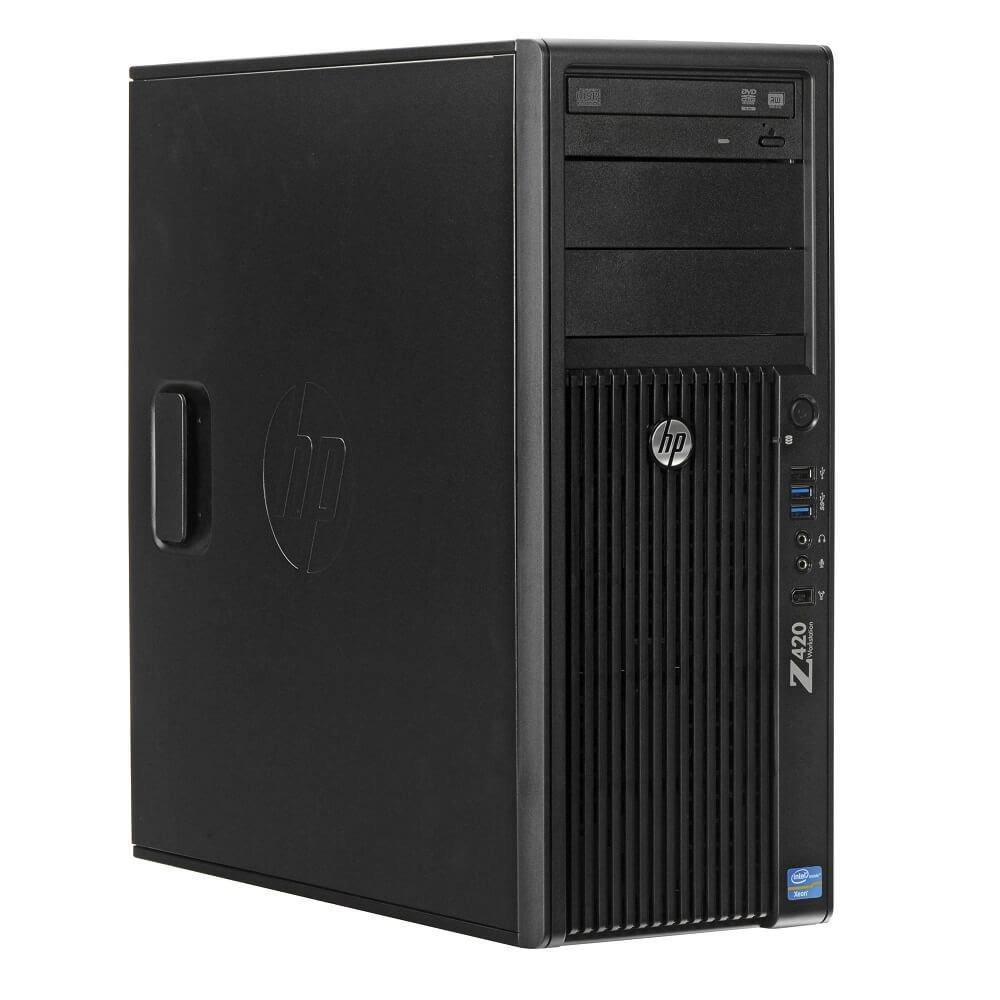 HP Z420 Workstation E5-1620 Quad Core 3.6Ghz 16GB 1TB Dual DVI