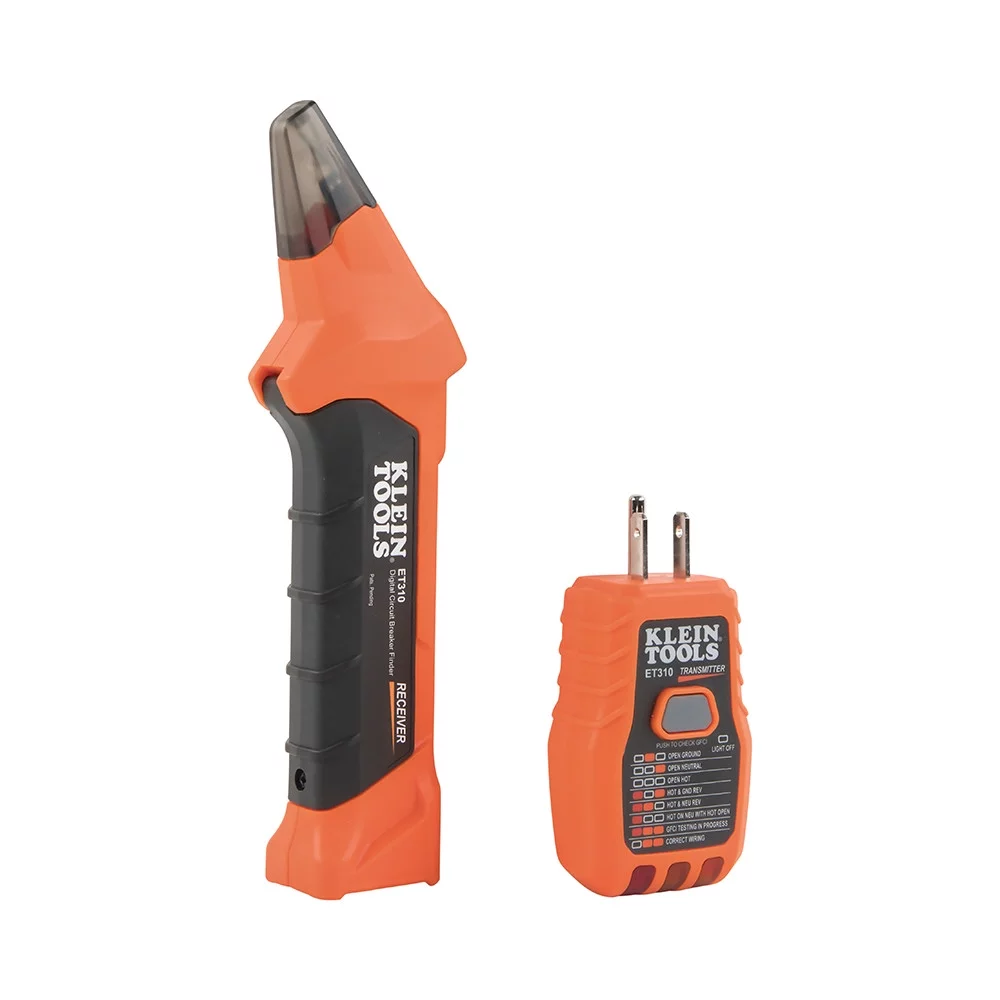 Klein Tools ET310 AC Circuit Breaker Finder, Electric Tester with Integrated GFCI Outlet Tester