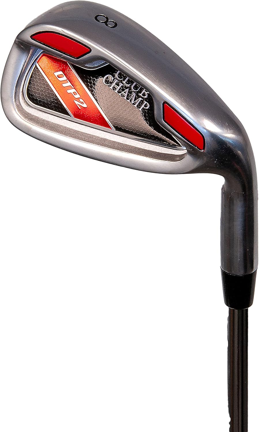 Club Champ DTP2 Men's 12 Piece Golf Package, Black/Red