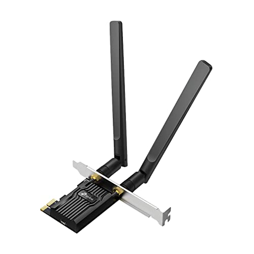 TP-Link WiFi 7 BE9300 PCIe WiFi Card for Desktop PC(Archer TBE550E), Tri-Band Wireless Adapter, Bluetooth 5.4, Multicolor Status LED, Supports AMD/Intel Motherboard, Not Compatible with Windows 10