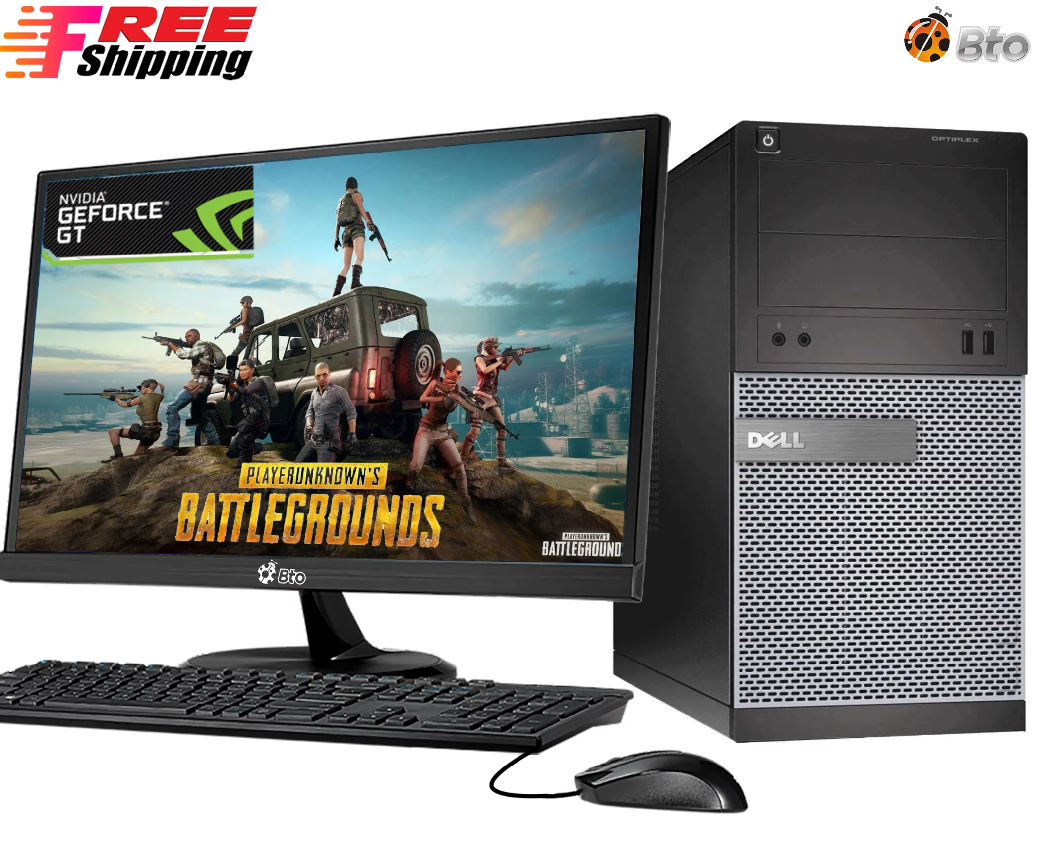 Restored Gaming Dell Desktop Tower Computer PC Intel Core i5 Processor 16GB Ram 128GB SSD, 2TB HDD 20