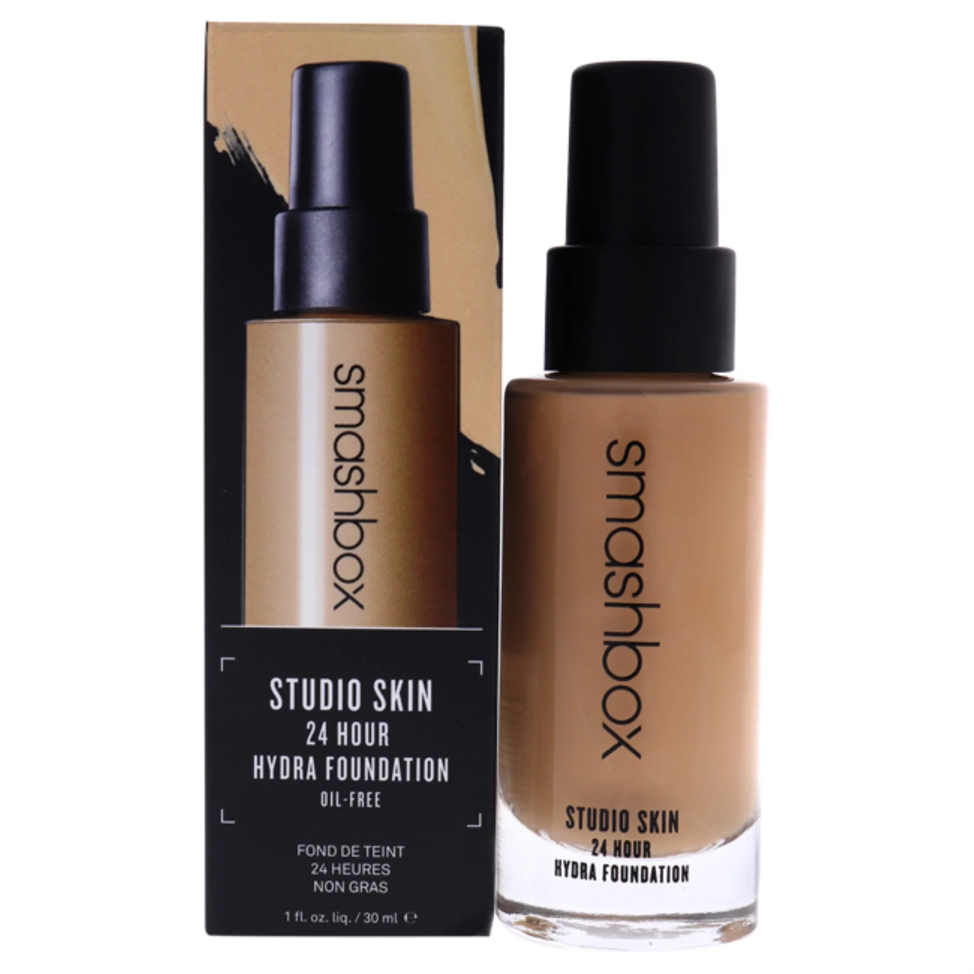 Smashbox Studio Skin 24 Hour Wear Hydrating Foundation 1 oz / 30 ml 2.22 Light-Medium With Neutral Olive Undertone