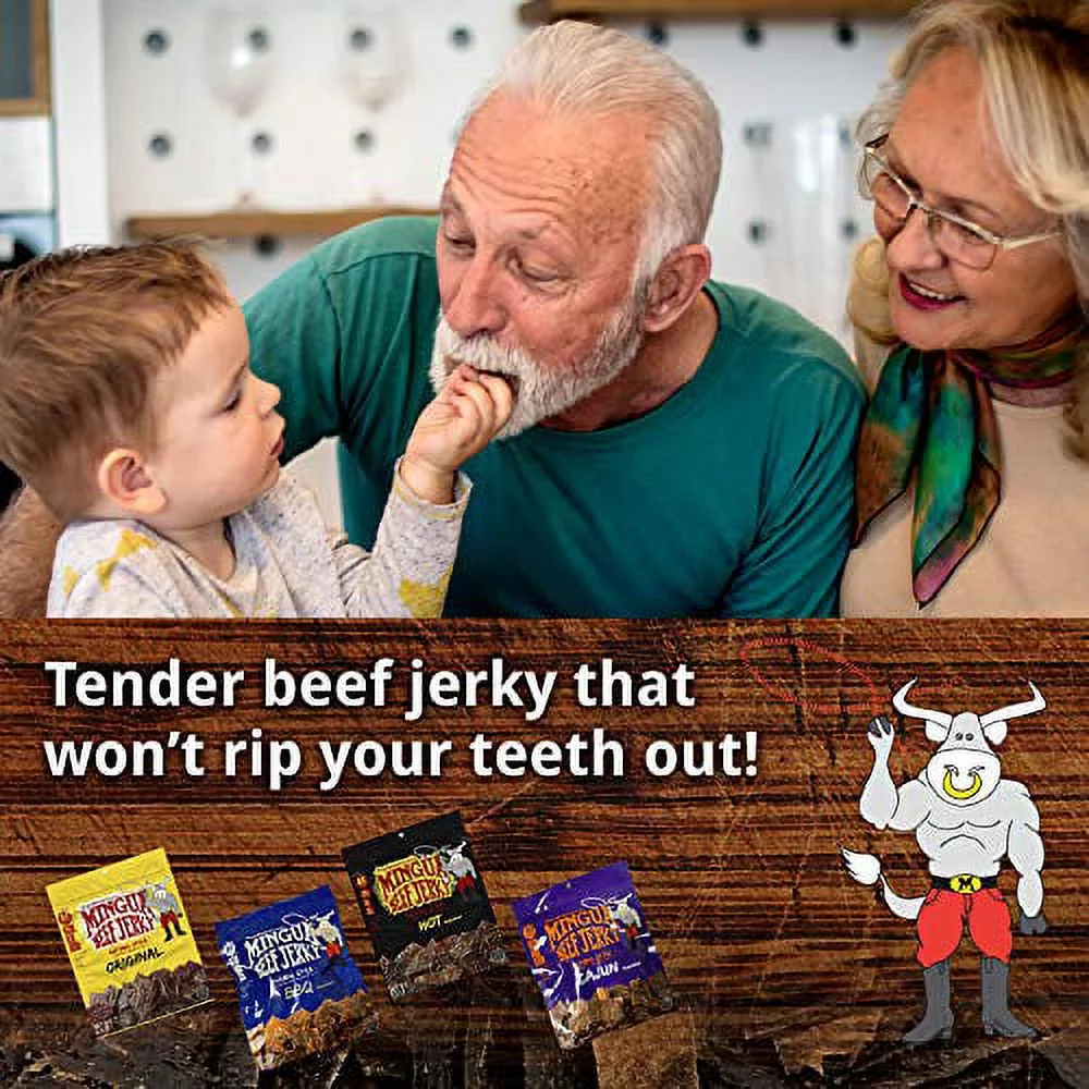 Mingua Beef Jerky - Sampler Pack - 14.0 oz