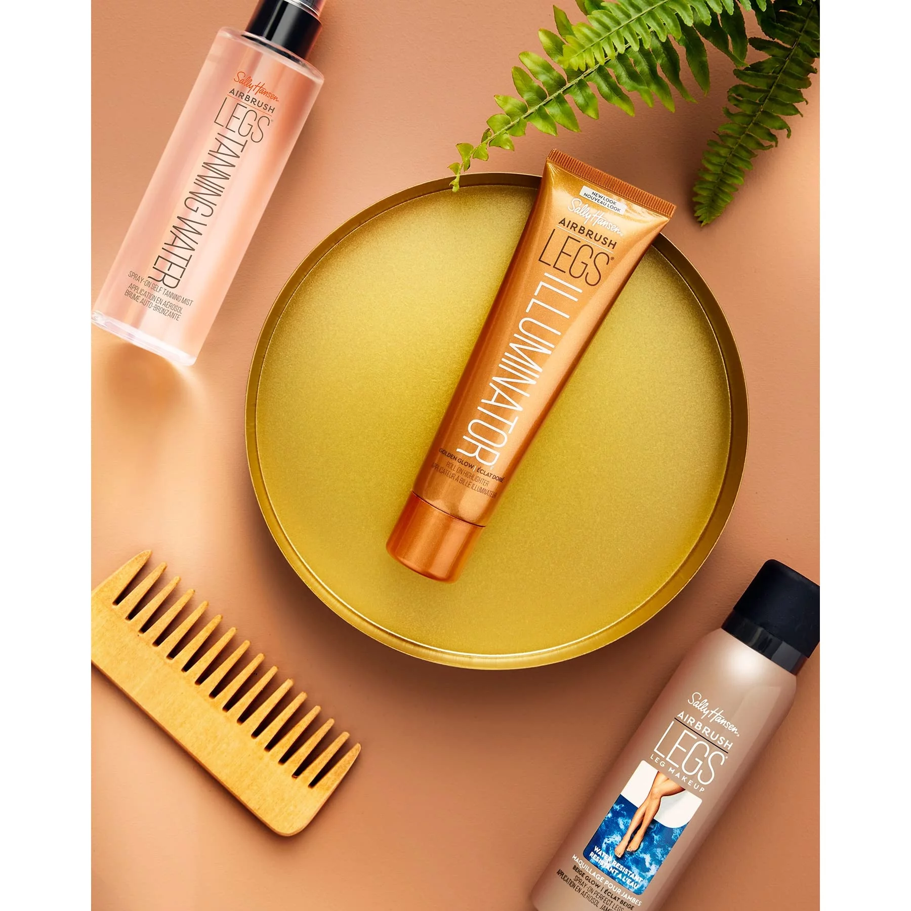 Sally Hansen Airbrush Legs, Leg Makeup Lotion, Medium 4 Oz, Pack Of 2