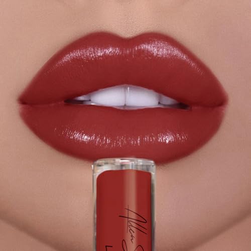 12 Colors Cream Texture Lipstick Waterproof, Superstay Smudge-Proof Non-Sticky Lip Gloss, Long-Lasting Moisturizing Lipstick Lip Stain - Keep Shiny All Day (6#RasberryCharlotte, one size)