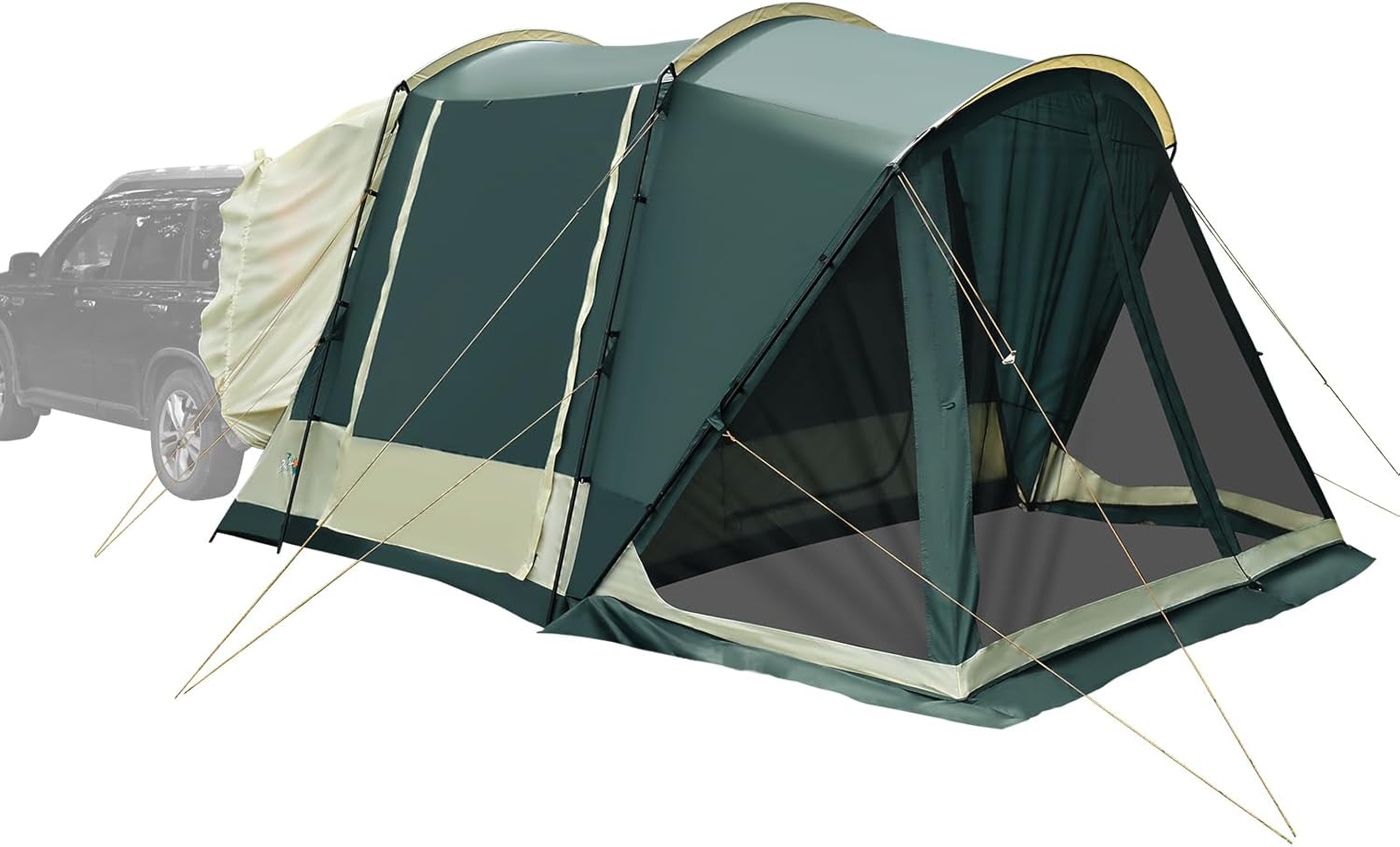 SUV Tent with Screen Porch, 5 Person SUV Tents for Camping, SUV Tailgate Tent for Outdoor, Easy Set Up Car Van Tent, Car Camping Tent Includes Movie Screen, 12'x10'x87in(H)