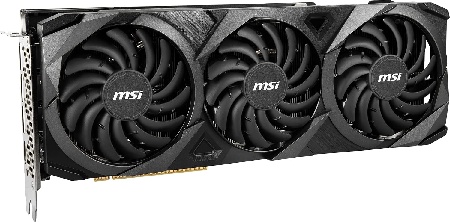 MSI Gaming GeForce RTX 3080 Ventus 3X Plus 10G OC LHR - 10GB GDRR6X NVIDIA GPU Graphics Card for PC Gaming, 320-Bit NVLink, Torx Fan 3 Ampere Architecture, Computer Video Graphics Cards (Renewed)