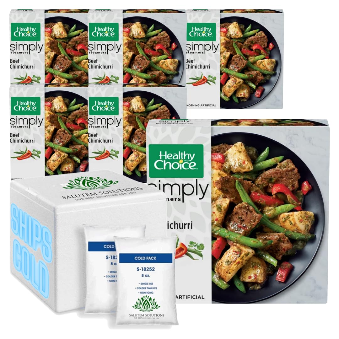 Healthy Choice Simply Steamers Beef Chimichurri Frozen Meal, 9 oz - Pack of 6