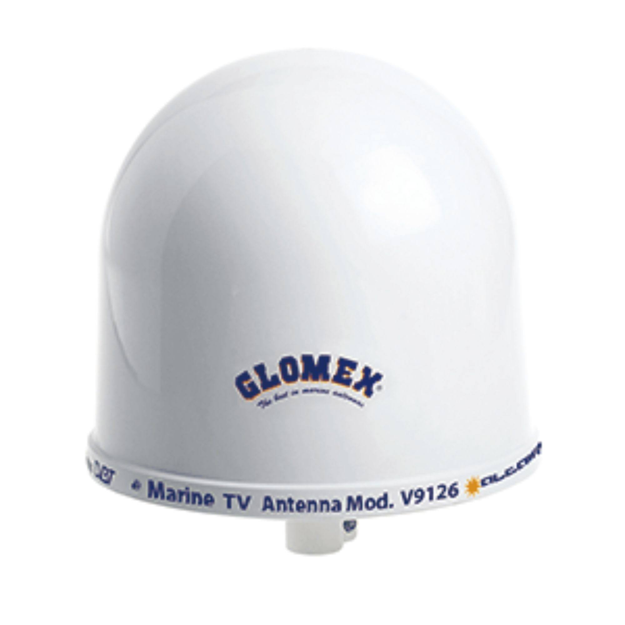 Glomex 10x22 Dome TV Antenna w-Auto Gain Control Mount [V9126AGC]