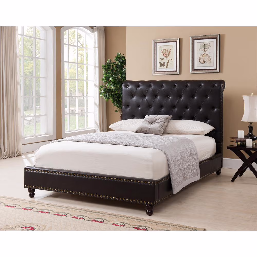 Boraam Wentworth Upholstered Platform Bed