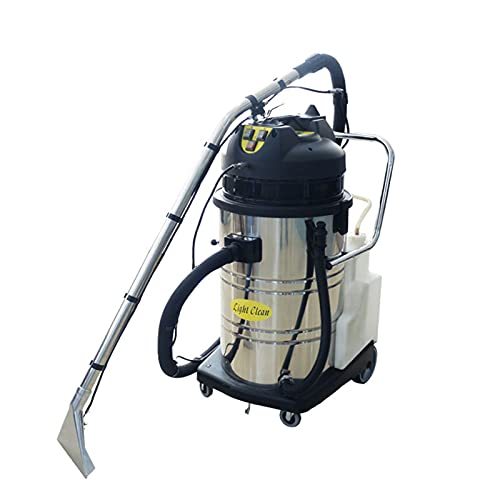 60L/15.85Gal Commercial Carpet Cleaning Machine 3 in 1 Pro Carpet Extractor Portable Carpet Shampoo Machine Stainless Steel Carpet Cleaner Machine Wet Dry Shampoo Vacuum Cleaner for Car Detailing