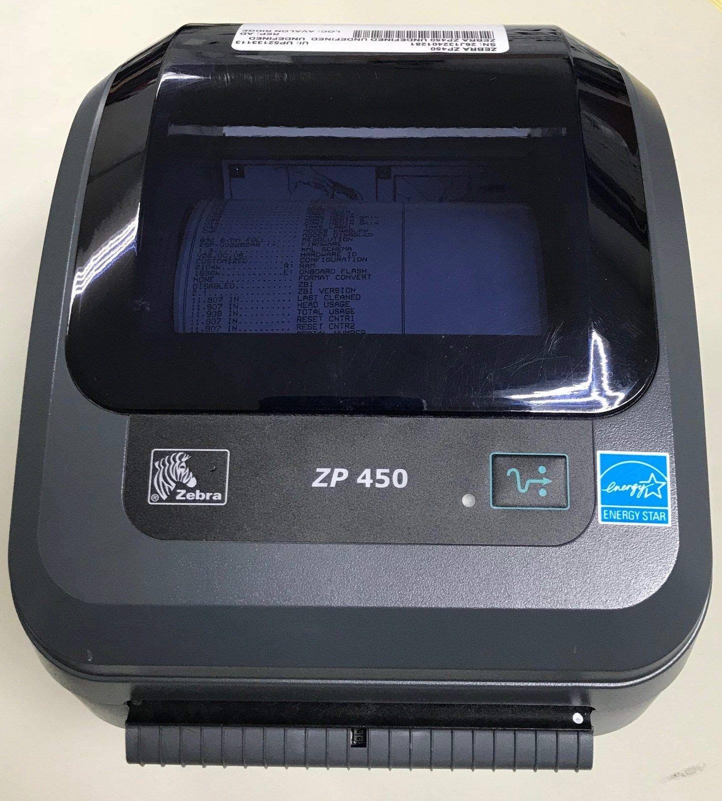 Zebra ZP 450 Label Thermal Bar Code Printer Zp450-0501-0006a