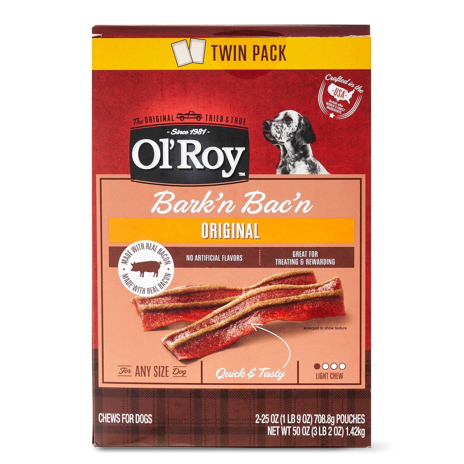 Ol' Roy Bark'n Bac'n Dog Treats - Pet Supplies online store