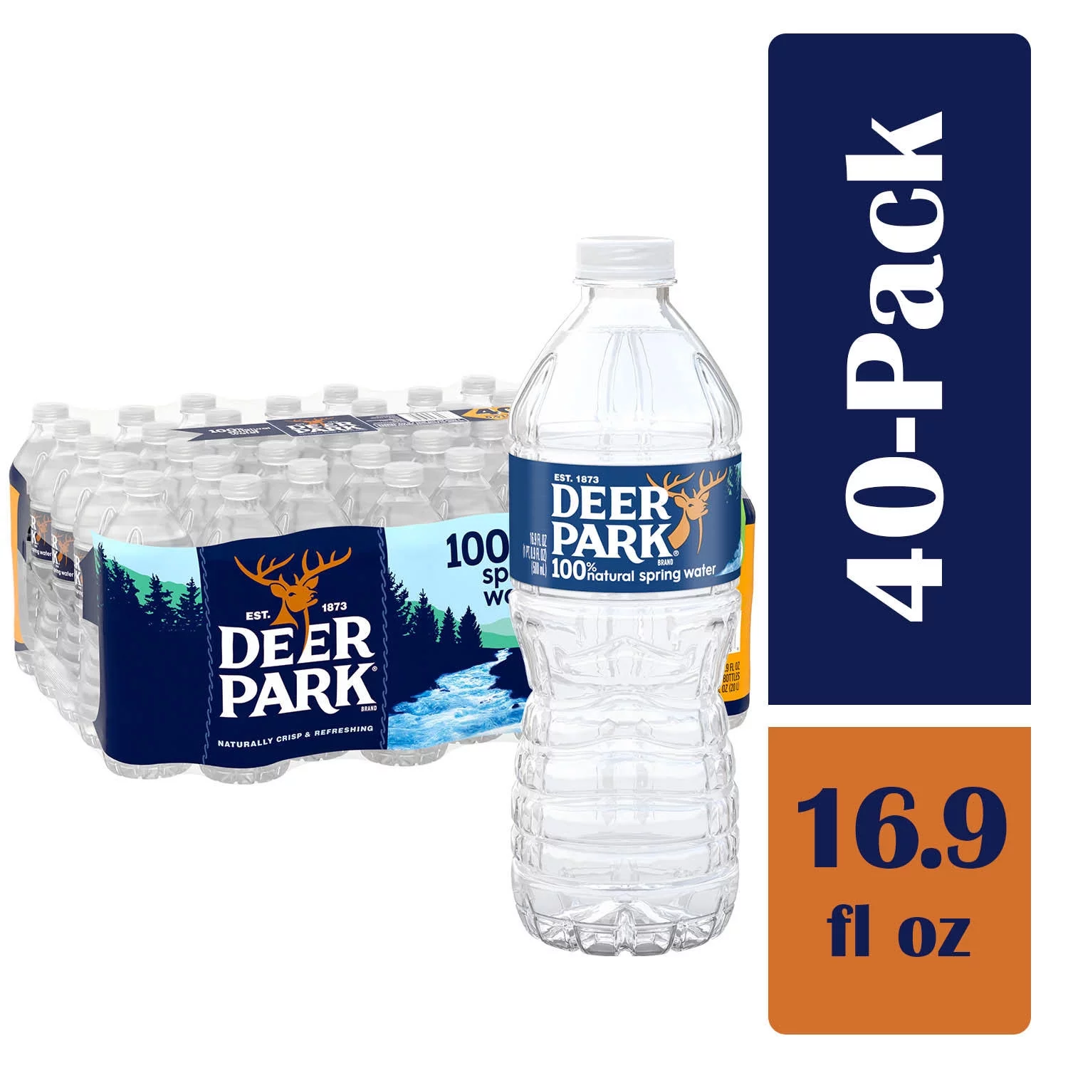 Deer Park 100% Natural Spring Water (16.9oz / 40pk)