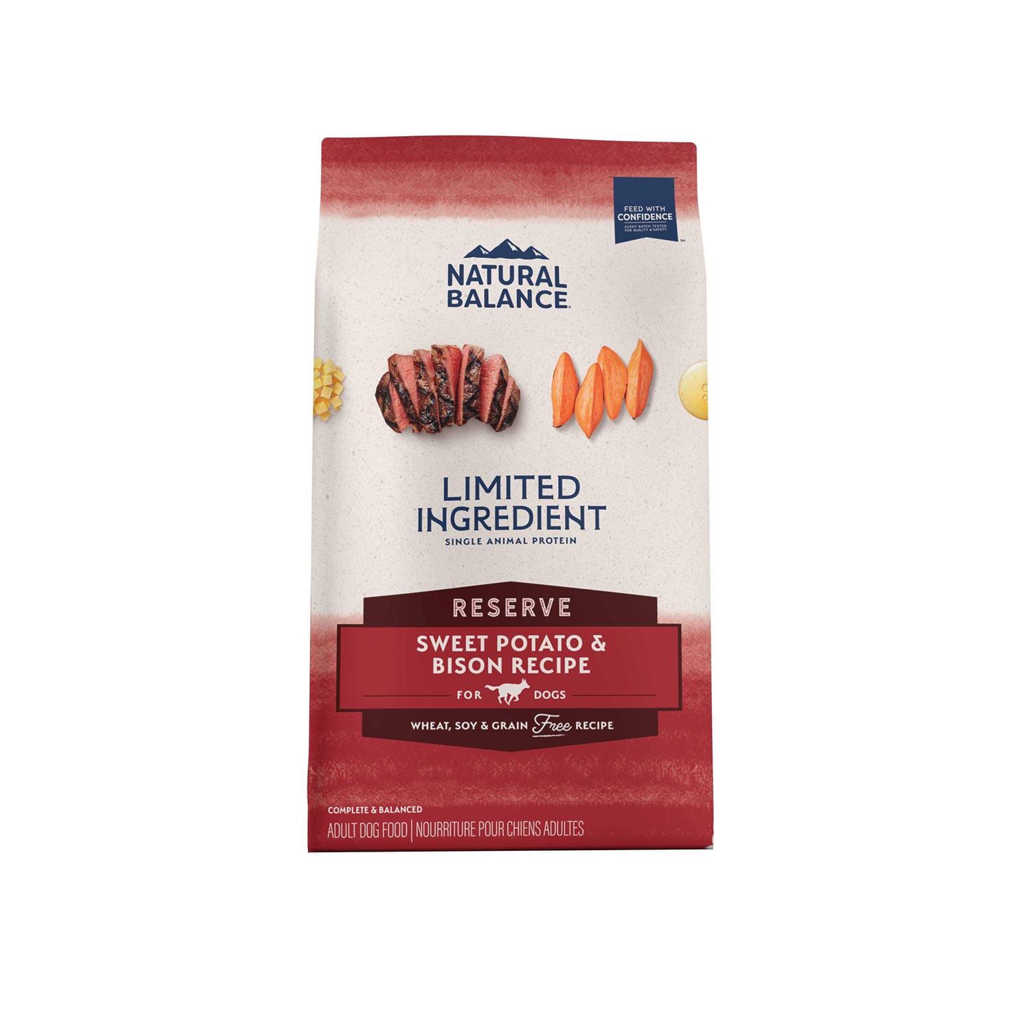 Natural Balance Limited Ingredient Dry Dog Food Sweet Potato Bison - Pet Supplies online store