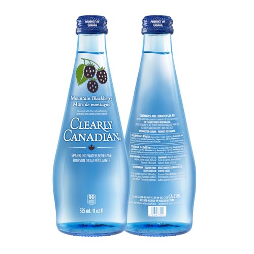 Clearly Canadian Mountain Blackberry Sparkling Water, 11 Fl Oz