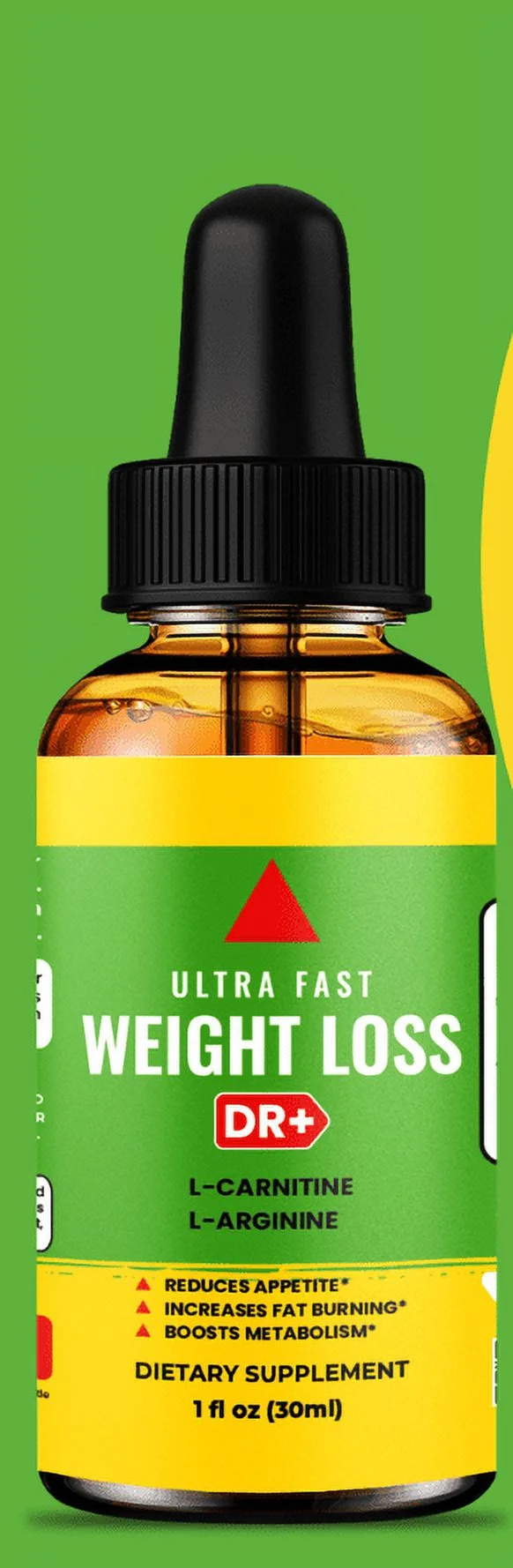 Fast Weight Loss Drops Metabolism Booster Appetite Suppressant, Belly Fat Burner 1 fl oz