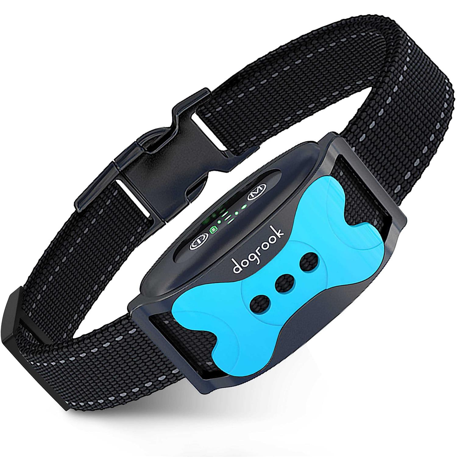 DogRook Rechargeable Dog Bark Collar Humane No Shock Barking Collar - Pet Supplies online store