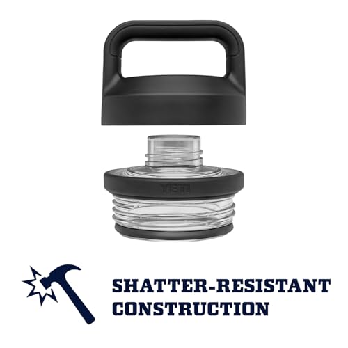 YETI Rambler 18 oz Bottle, Vacuum Insulated, Stainless Steel with Chug Cap, Sandstone Pink