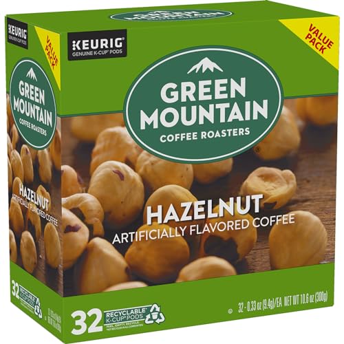 Green Mountain Coffee Roasters Hazelnut Coffee, Keurig Single-Serve K-Cup pods, Light Roast, 96 Count