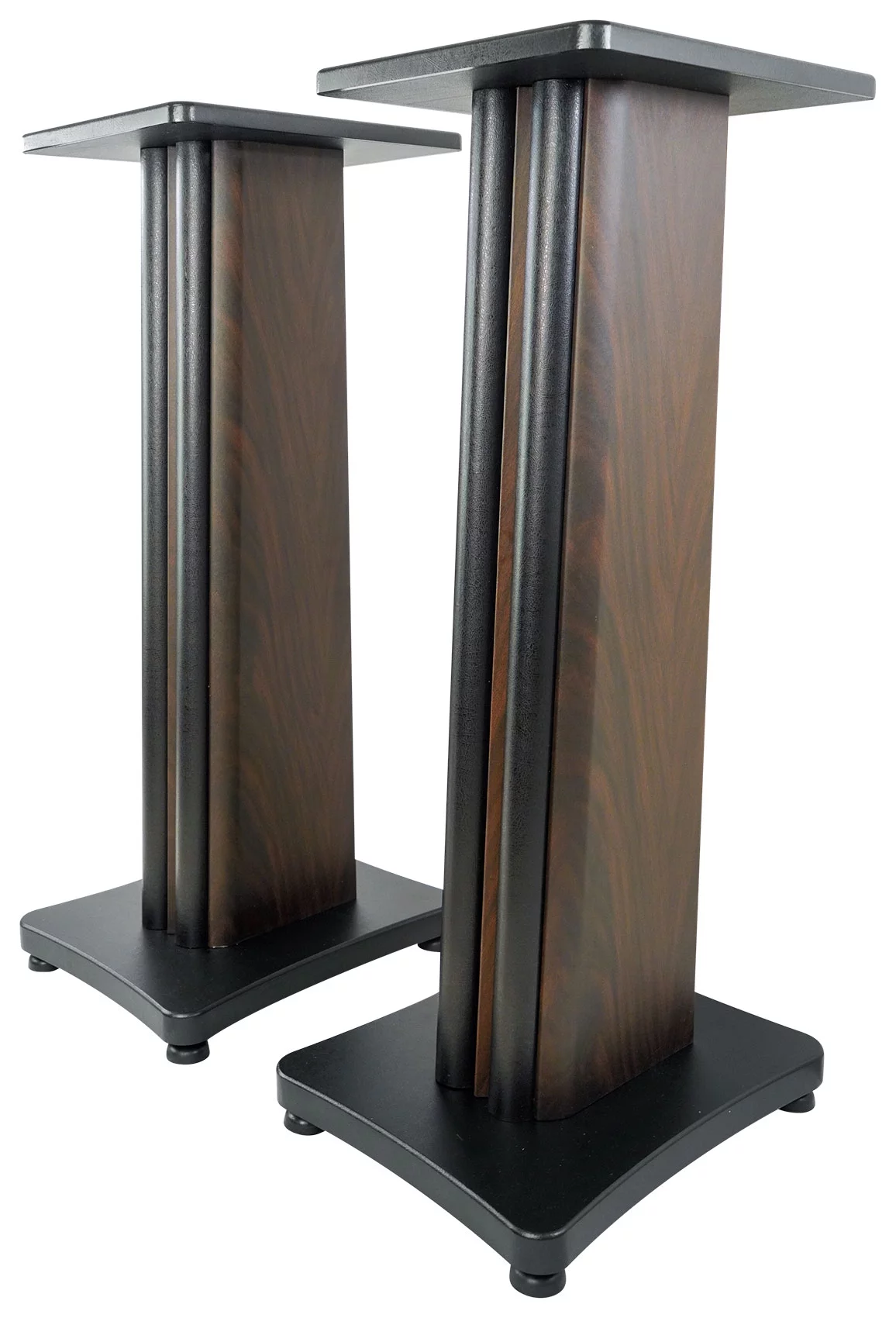 (2) Rockville SS28D Dark Wood Grain 28