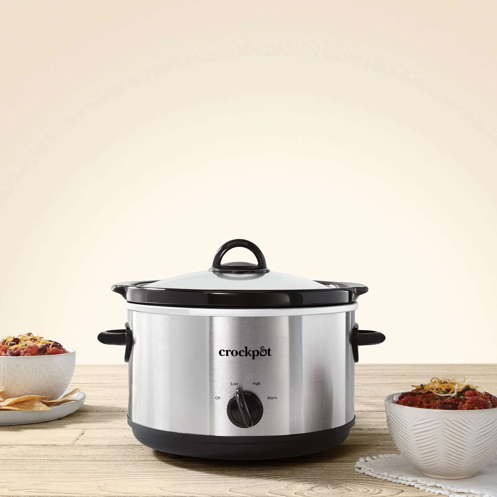 Crock-Pot 4.5 Quart Manual Slow Cooker SCR450-S  Silver