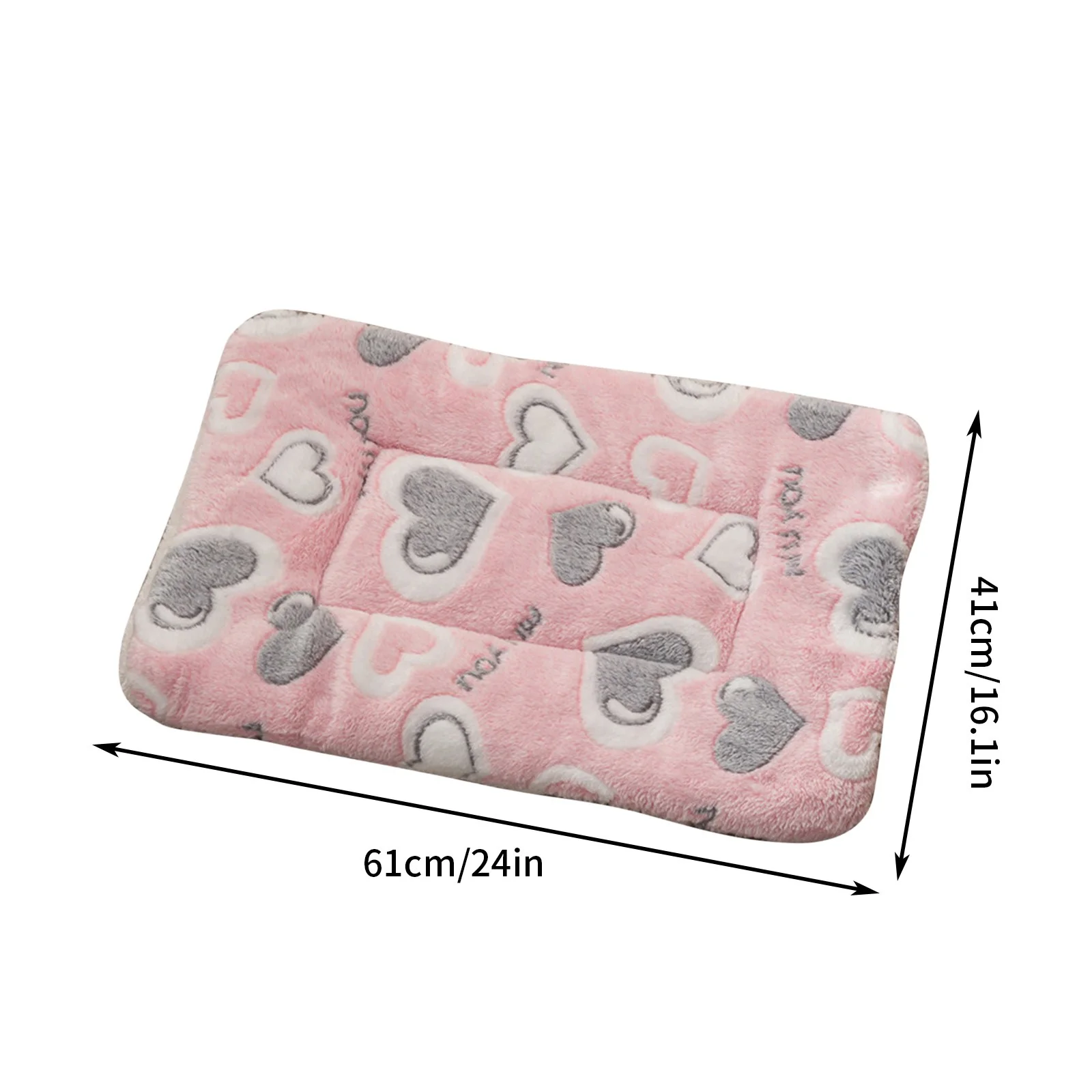 HCJKDU Pets Dog Crate Pad Kennel Bed Crate Mat for Small Dogs Washable Cute Pet Beds for Dog Cage Ultra Soft Flat Puppy Cats Pillow Cushion for Sleeping Anti-Slip