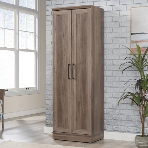 Sauder HomePlus Kitchen Pantry Storage Cabinet with Adjustable Shelves, Laundry Bathroom, L: 23.31