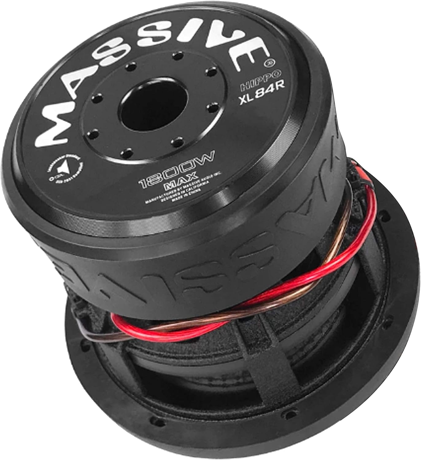 Massive Audio HIPPOXL84R - 8 Inch Car Audio Subwoofer, High Performance Subwoofer for Cars, Trucks, Jeeps - 8